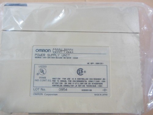 Omron plc c200h ps221 - omron, c200h-ps221